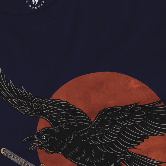 Ronin Raven Unisex Long Sleeve Tee - Samurai Original