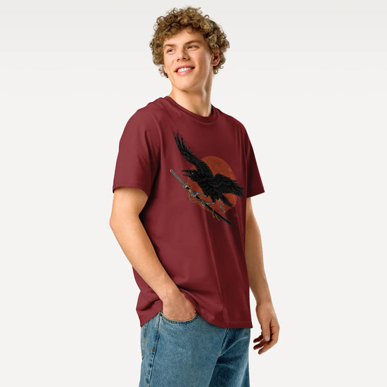 Ronin Raven Organic T-shirt - Samurai Original