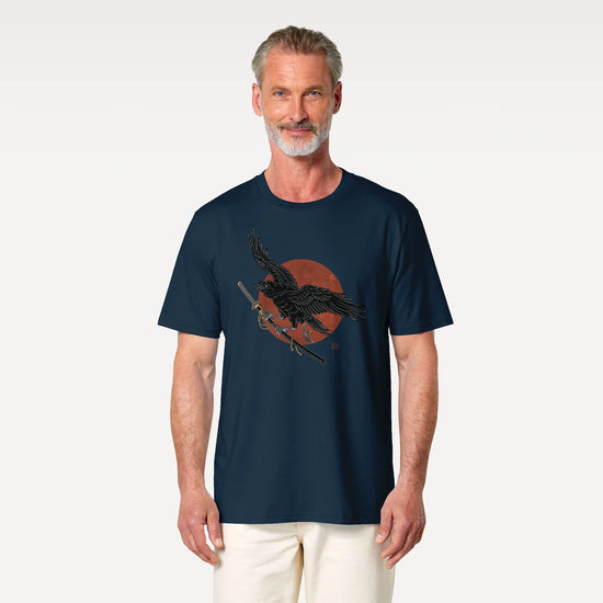 Ronin Raven Organic T-shirt - Samurai Original