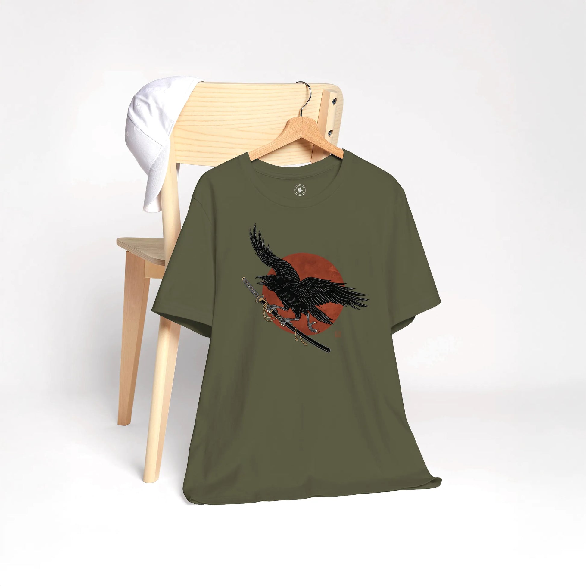 Ronin Raven Organic T-shirt - Samurai Original
