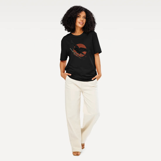 Ronin Raven Organic T-shirt - Samurai Original