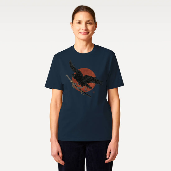Ronin Raven Organic T-shirt - Samurai Original