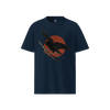 Ronin Raven Organic T-shirt French Navy - Samurai Original