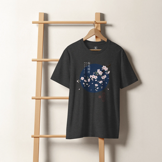 Sakura Blossom Ukiyo-e Organic T-Shirt - Samurai Original