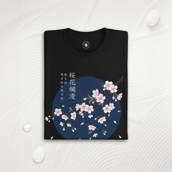 Sakura Blossom Ukiyo-e Organic T-Shirt - Samurai Original