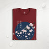 Sakura Blossom Ukiyo-e Organic T-Shirt - Samurai Original