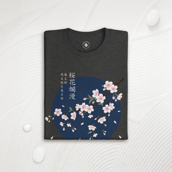 Sakura Blossom Ukiyo-e Organic T-Shirt - Samurai Original