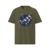 Sakura Blossom Ukiyo-e Organic T-Shirt Khaki - Samurai Original