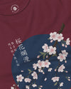 Sakura Blossom Ukiyo-e Unisex Long Sleeve Tee - Samurai Original