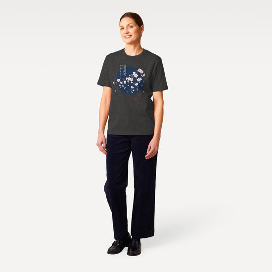 Sakura Blossom Ukiyo-e Organic T-Shirt - Samurai Original
