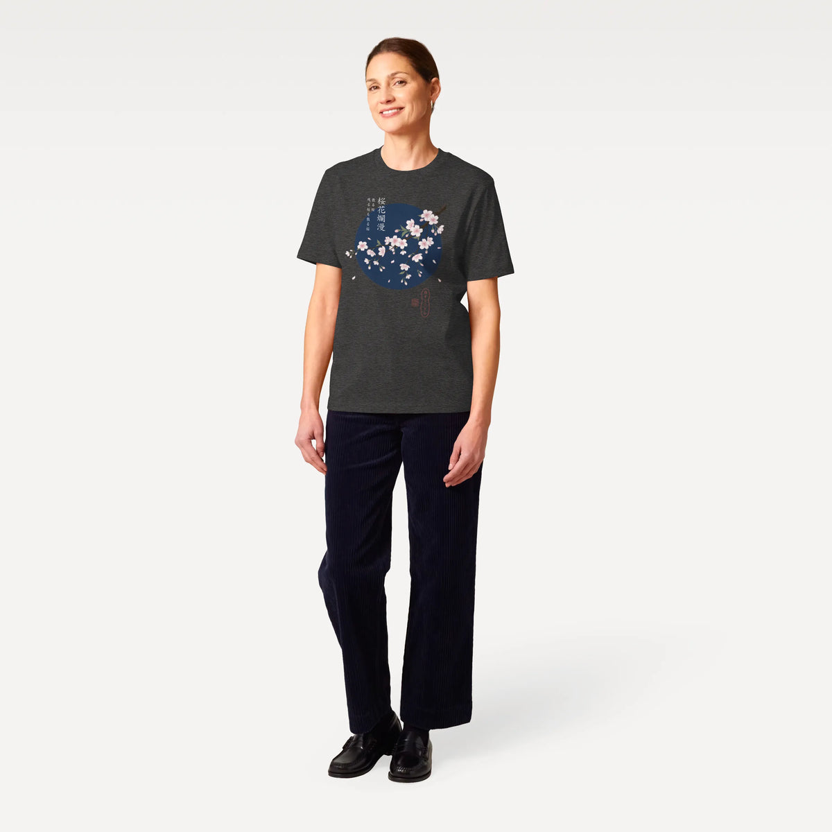 Sakura Blossom Ukiyo-e Organic T-Shirt - Samurai Original