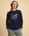 Sakura Blossom Ukiyo-e Unisex Long Sleeve Tee - Samurai Original