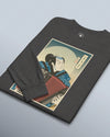 Samurai Accordion Music Ukiyo-e Unisex Long Sleeve Tee