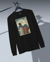 Samurai Accordion Music Ukiyo-e Unisex Long Sleeve Tee