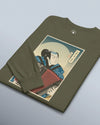Samurai Accordion Music Ukiyo-e Unisex Long Sleeve Tee