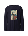 Samurai Accordion Music Ukiyo-e Unisex Long Sleeve Tee