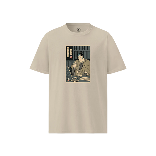 Samurai Accountant Ukiyo-e Unisex organic t-shirt