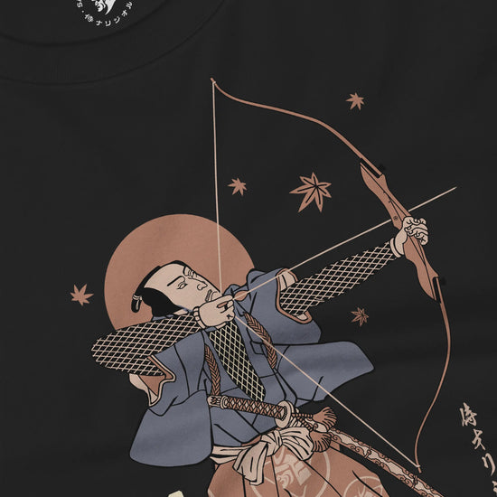 Samurai Archer Ukiyo-e Unisex Long Sleeve Tee - Samurai Original