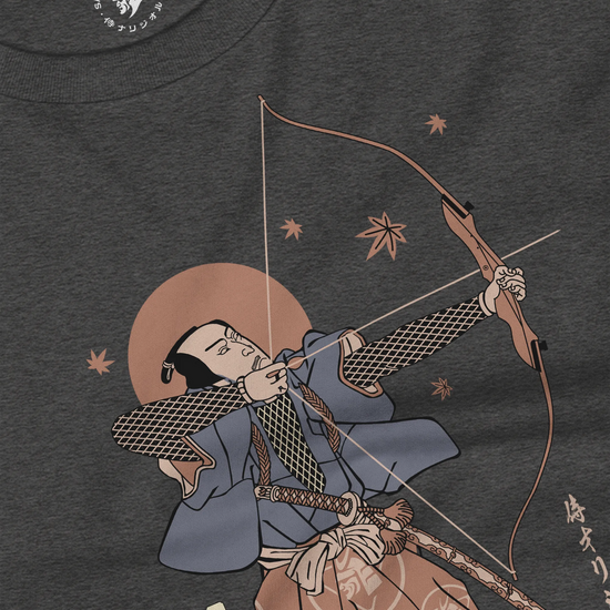 Samurai Archer Ukiyo-e Unisex Long Sleeve Tee - Samurai Original
