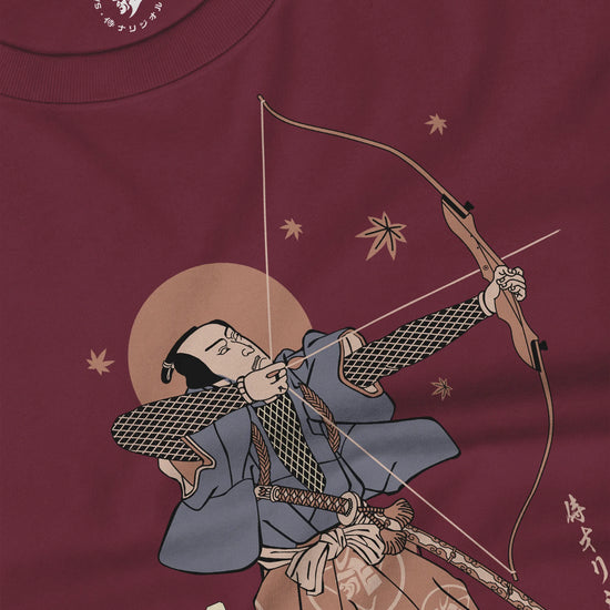 Samurai Archer Ukiyo-e Unisex Long Sleeve Tee - Samurai Original