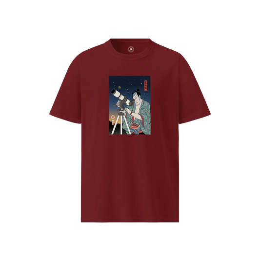 Samurai Astronomy Ukiyo-e Unisex organic t-shirt