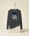 Samurai Astronomy Telescope Ukiyo-e Unisex Long Sleeve Tee - Samurai Original