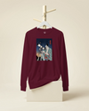 Samurai Astronomy Telescope Ukiyo-e Unisex Long Sleeve Tee - Samurai Original