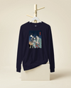 Samurai Astronomy Telescope Ukiyo-e Unisex Long Sleeve Tee - Samurai Original