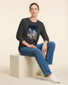 Samurai Astronomy Telescope Ukiyo-e Unisex Long Sleeve Tee - Samurai Original