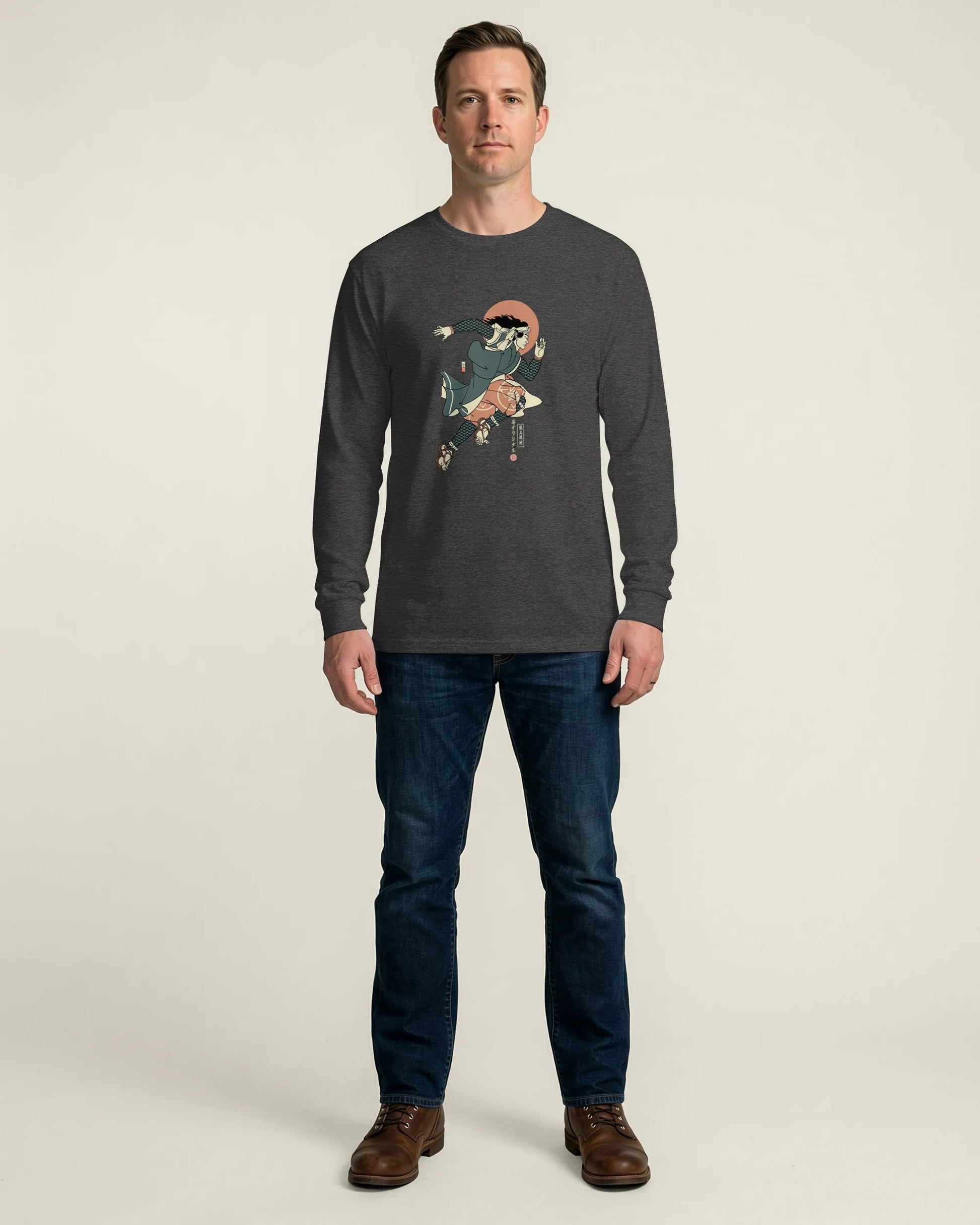 Samurai Athletics Ukiyo-e Unisex Long Sleeve Tee - Samurai Original