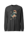 Samurai Athletics Ukiyo-e Unisex Long Sleeve Tee Dark Grey Heather - Samurai Original