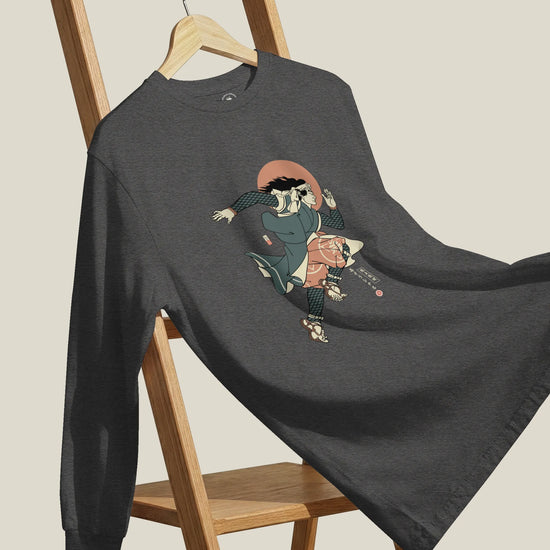 Samurai Athletics Ukiyo-e Unisex Long Sleeve Tee - Samurai Original