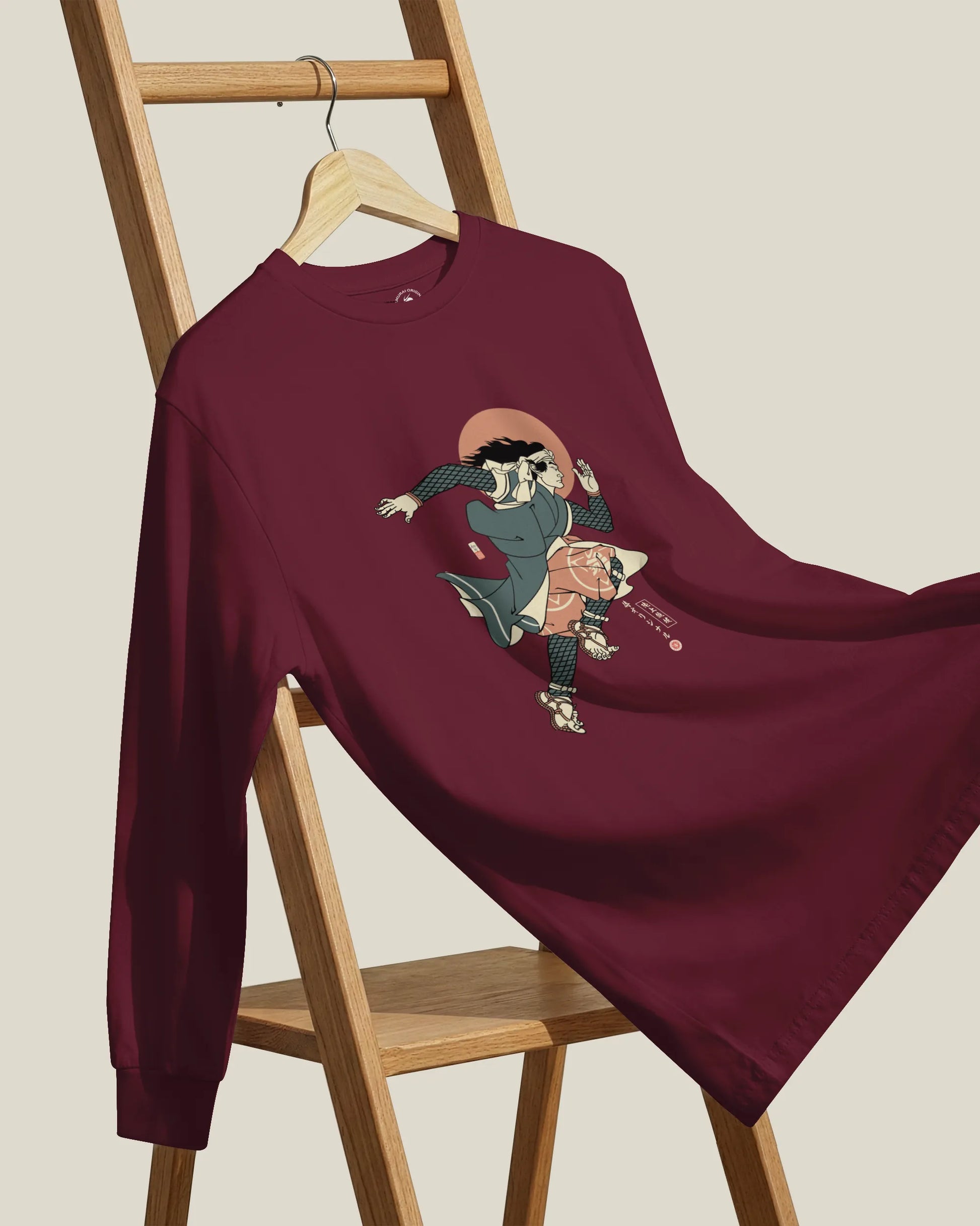 Samurai Athletics Ukiyo-e Unisex Long Sleeve Tee - Samurai Original