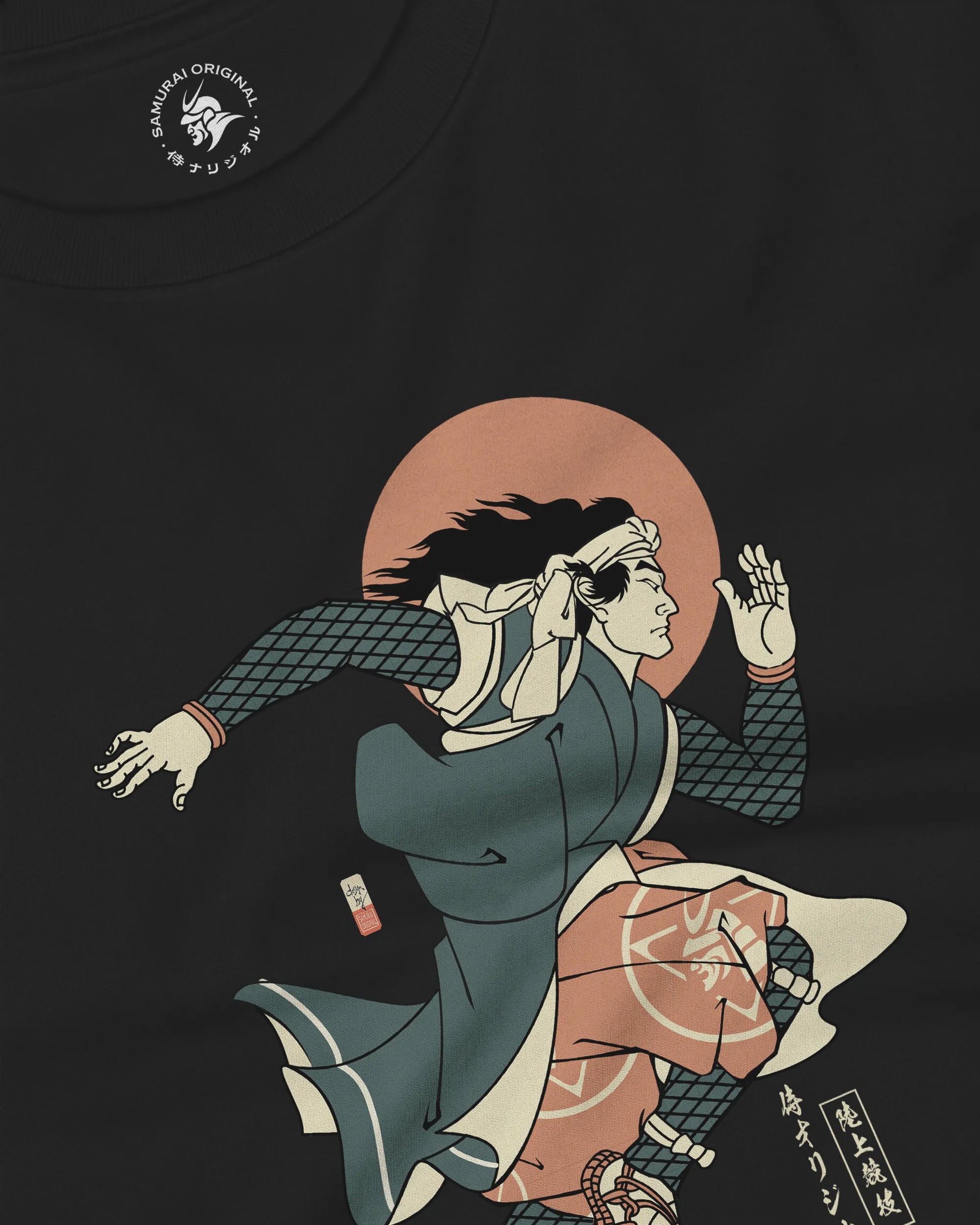 Samurai Athletics Ukiyo-e Unisex Long Sleeve Tee - Samurai Original
