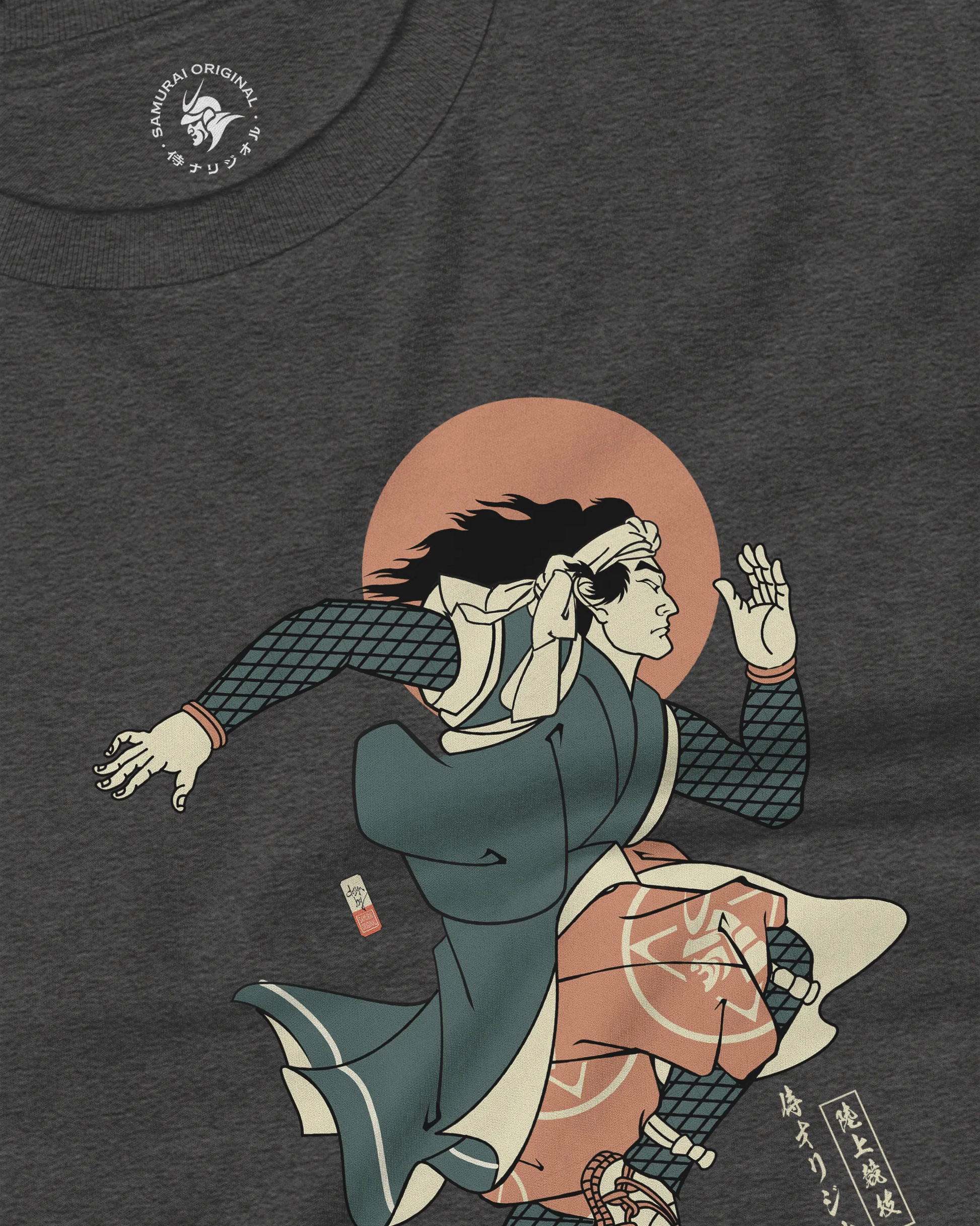 Samurai Athletics Ukiyo-e Unisex Long Sleeve Tee - Samurai Original