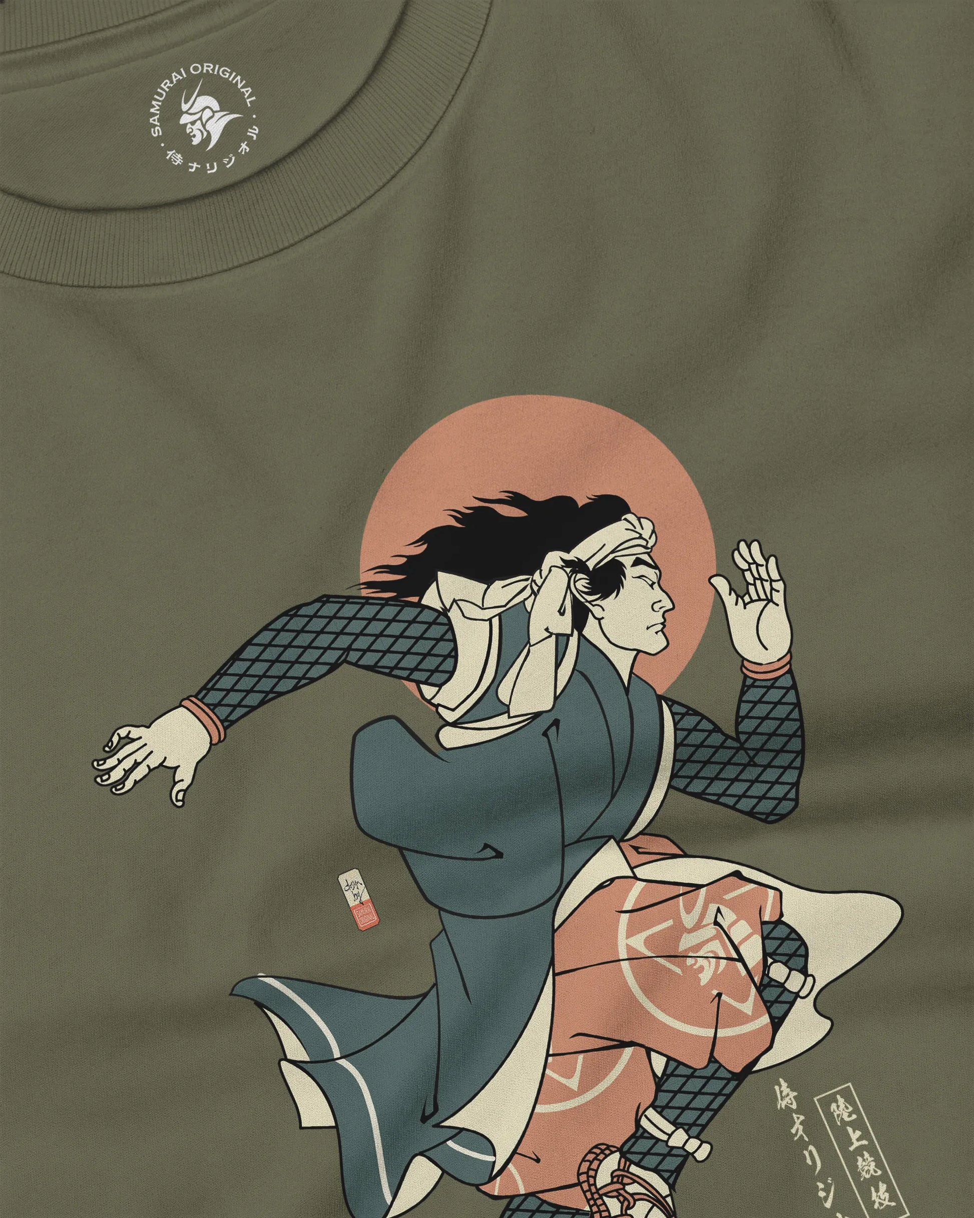 Samurai Athletics Ukiyo-e Unisex Long Sleeve Tee - Samurai Original