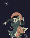 Samurai Athletics Ukiyo-e Unisex Long Sleeve Tee - Samurai Original