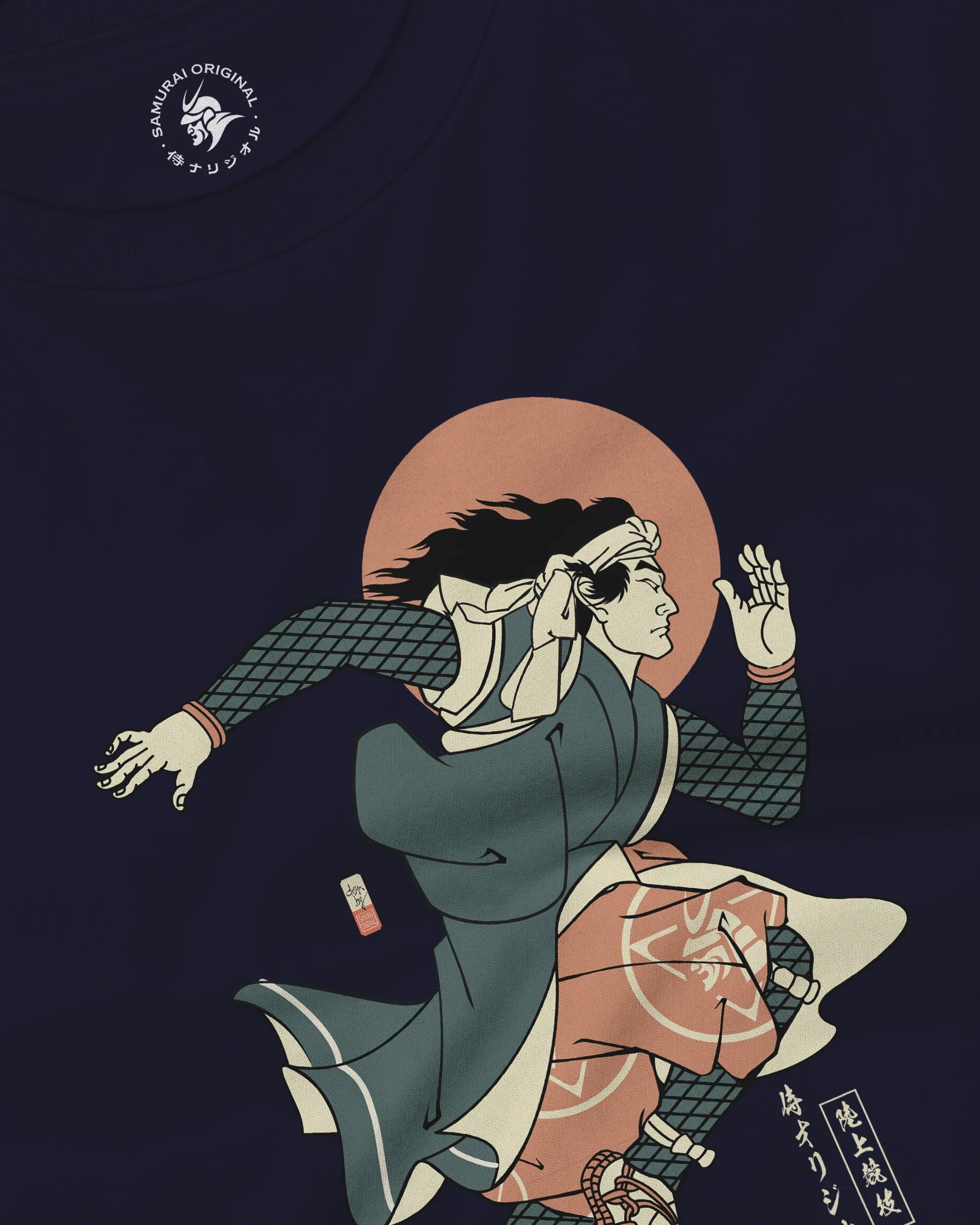 Samurai Athletics Ukiyo-e Unisex Long Sleeve Tee - Samurai Original