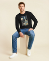 Samurai Audio Engineer Ukiyo-e Unisex Long Sleeve Tee - Samurai Original
