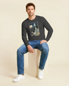 Samurai Audio Engineer Ukiyo-e Unisex Long Sleeve Tee - Samurai Original