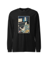 Samurai Audio Engineer Ukiyo-e Unisex Long Sleeve Tee Black - Samurai Original