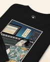 Samurai Audio Engineer Ukiyo-e Unisex Long Sleeve Tee - Samurai Original