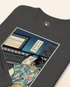 Samurai Audio Engineer Ukiyo-e Unisex Long Sleeve Tee - Samurai Original