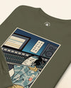 Samurai Audio Engineer Ukiyo-e Unisex Long Sleeve Tee - Samurai Original