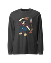 Samurai BBQ Barbecue Funny Ukiyo-e Unisex Long Sleeve Tee
