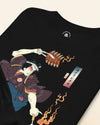Samurai BBQ Barbecue Funny Ukiyo-e Unisex Long Sleeve Tee