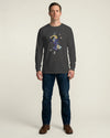 Samurai Badminton Ukiyo-e Unisex Long Sleeve Tee No.1 - Samurai Original