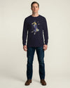 Samurai Badminton Ukiyo-e Unisex Long Sleeve Tee No.1 - Samurai Original