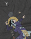 Samurai Badminton Ukiyo-e Unisex Long Sleeve Tee No.1 - Samurai Original