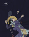 Samurai Badminton Ukiyo-e Unisex Long Sleeve Tee No.1 - Samurai Original
